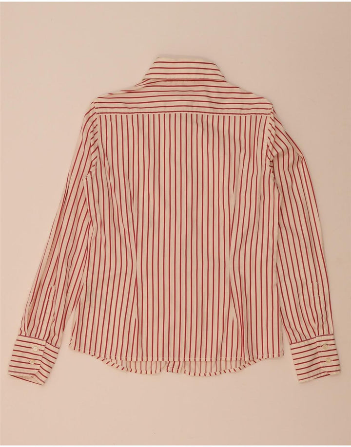 Camisa de mujer Henry Cottons IT 44 Algodón de rayas rojas medianas