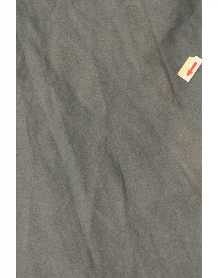 ABERCROMBIE & FITCH Camisa Hombre Algodón Gris Medio