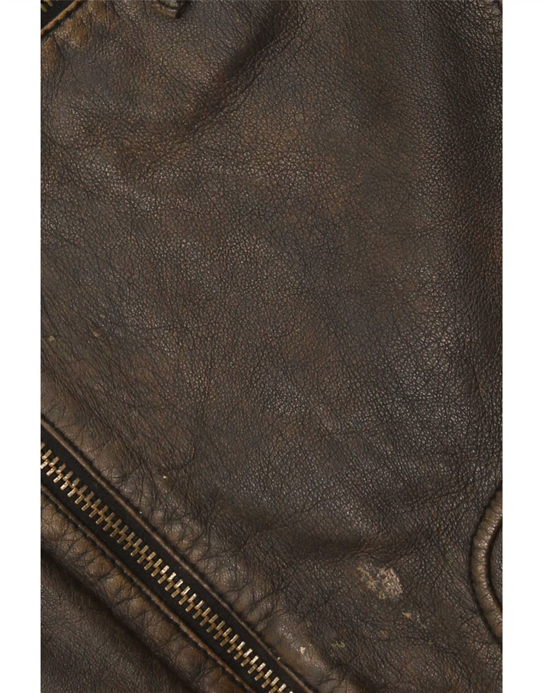 Camel Active Chaqueta de cuero para hombre IT 50 Large Brown