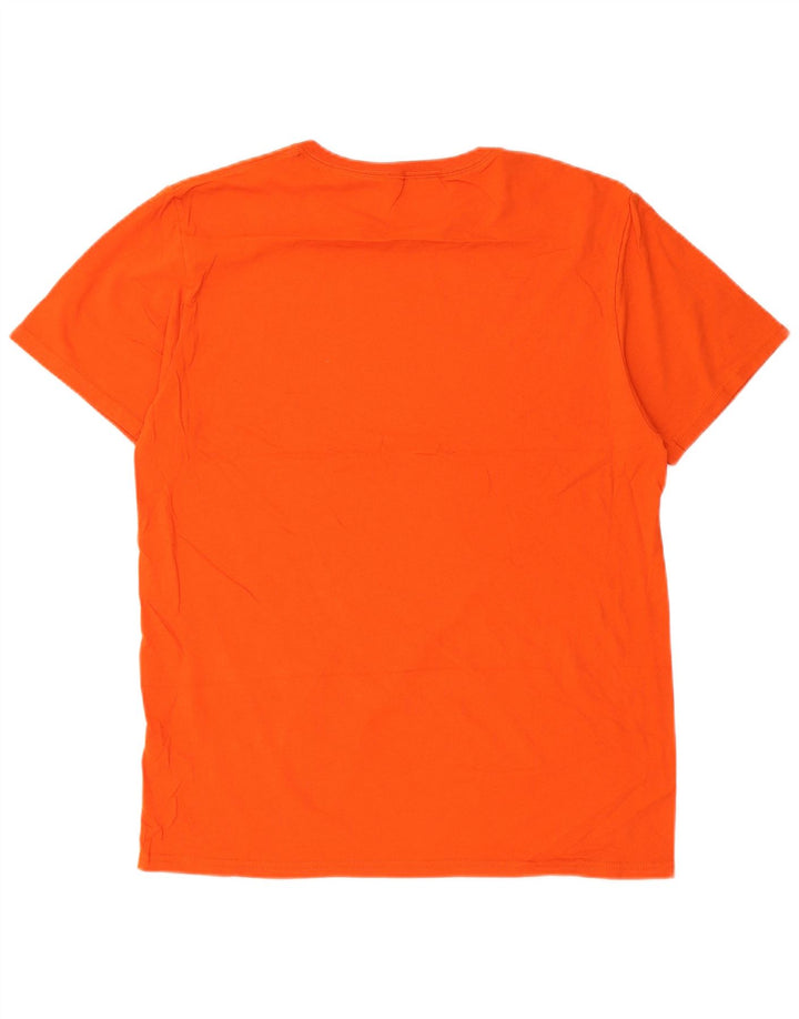 Russell Athletic - Camiseta para hombre, color naranja medio, algodón