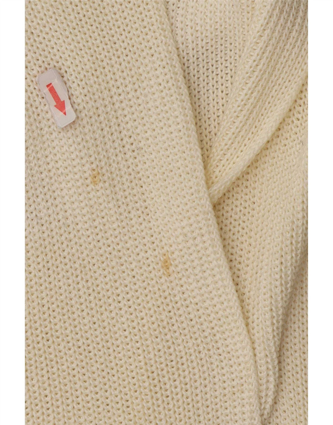 Massimo Dutti Cárdigan Abierto Largo para Mujer UK 10 Small Off White