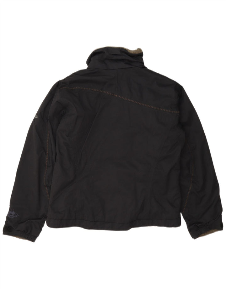 Columbia Chaqueta cortavientos para mujer UK 44 Mediana Nylon negro