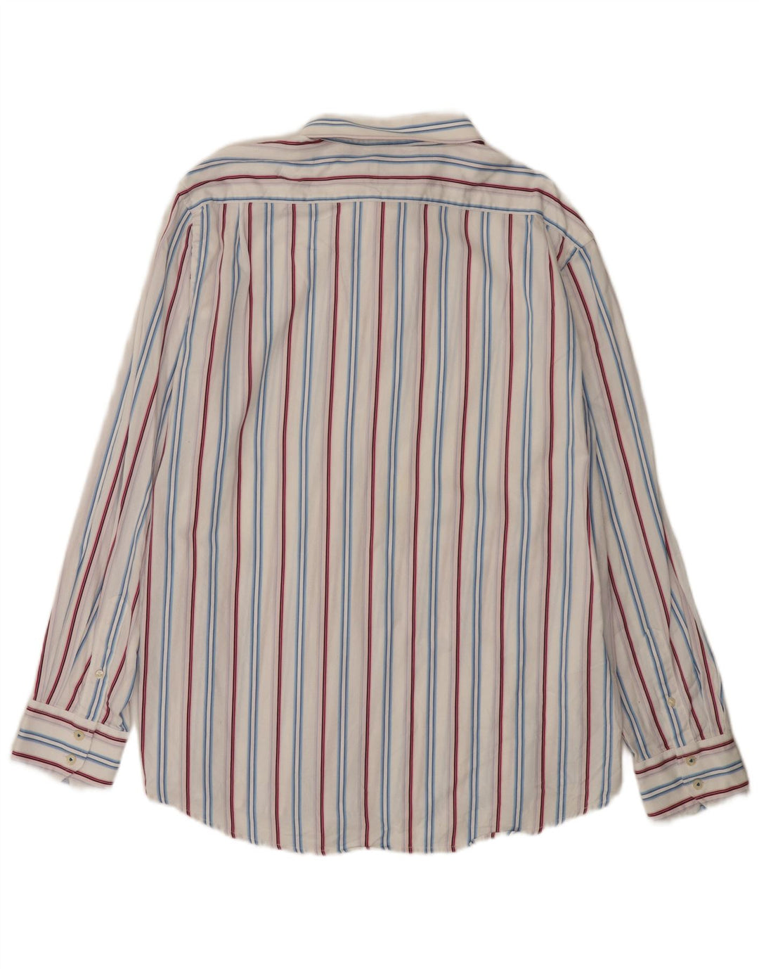 Ben Sherman Camisa para hombre 2XL Algodón a rayas blancas