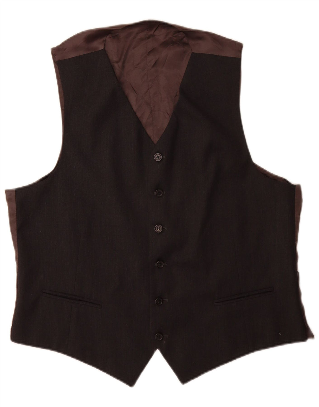 Chaleco vintage para hombre IT 54 XL Lana negra