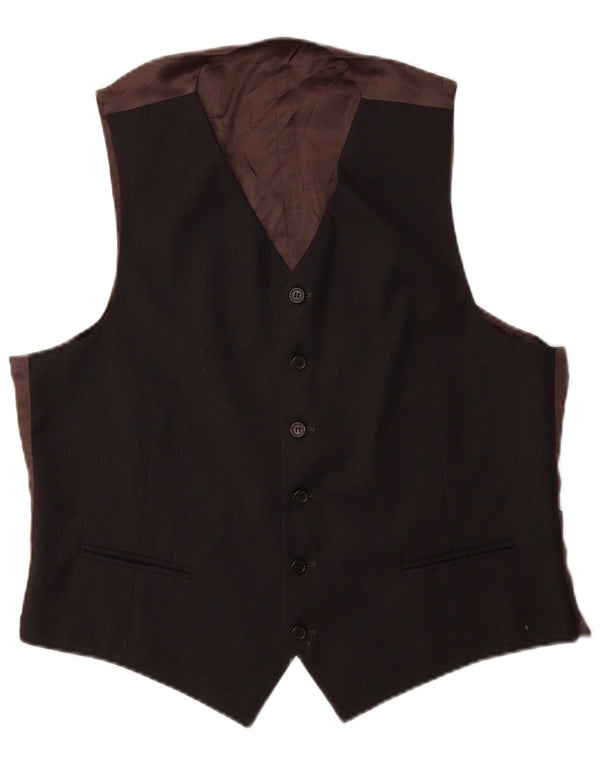 Chaleco vintage para hombre IT 54 XL Lana negra