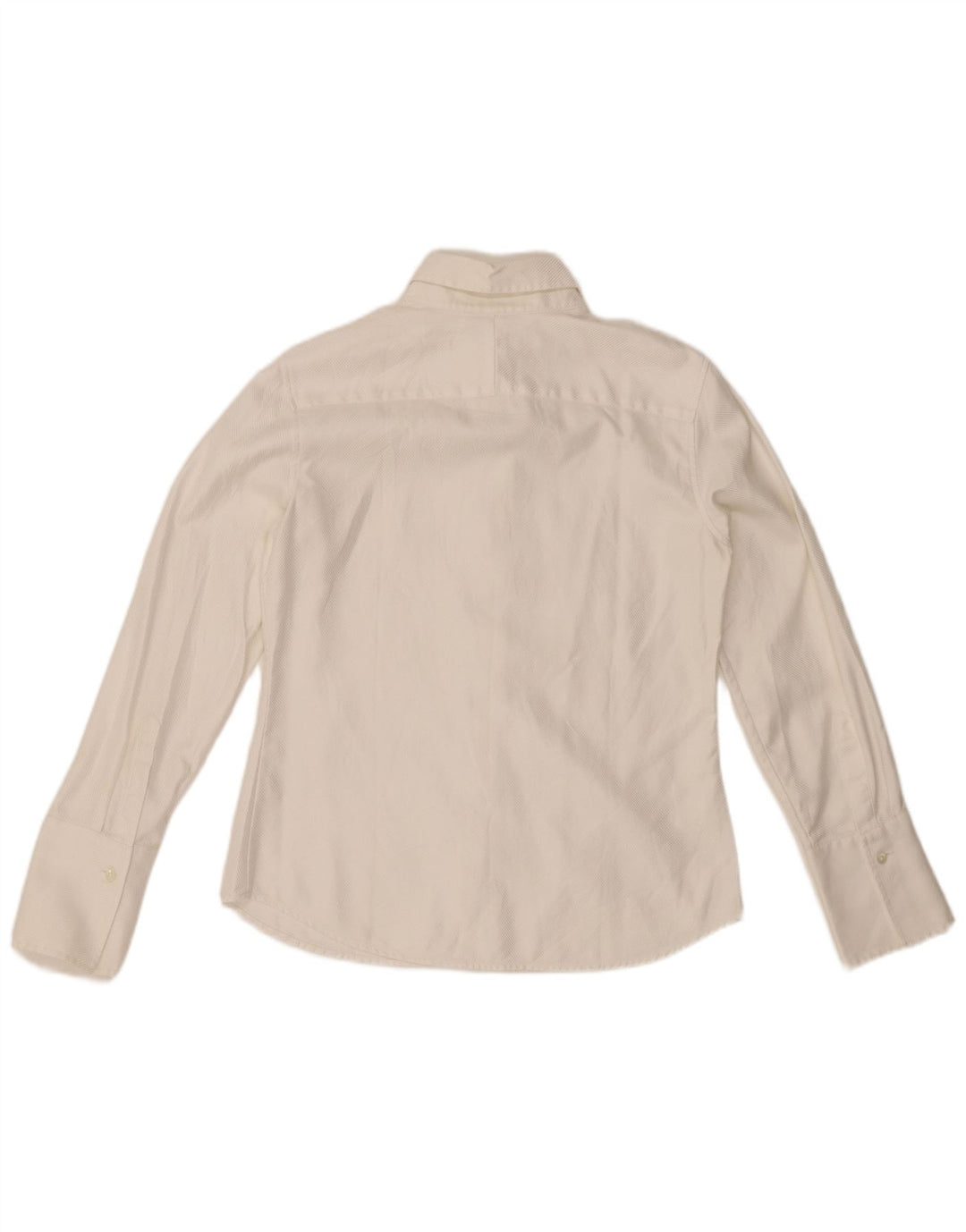 BANANA REPUBLIC Camisa de pana para mujer Reino Unido 44 Algodón blanco mediano