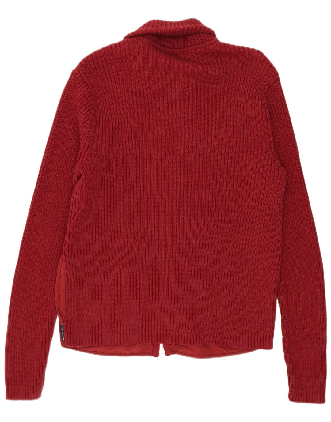 ARMANI EXCHANGE Suéter tipo cárdigan para hombre Nylon rojo mediano