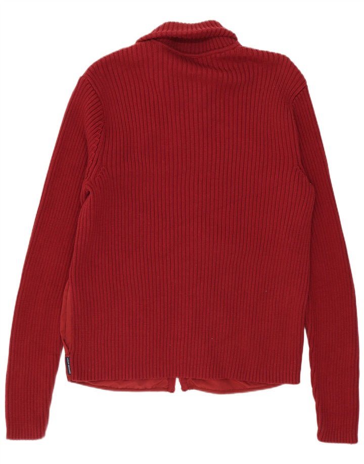ARMANI EXCHANGE Suéter tipo cárdigan para hombre Nylon rojo mediano