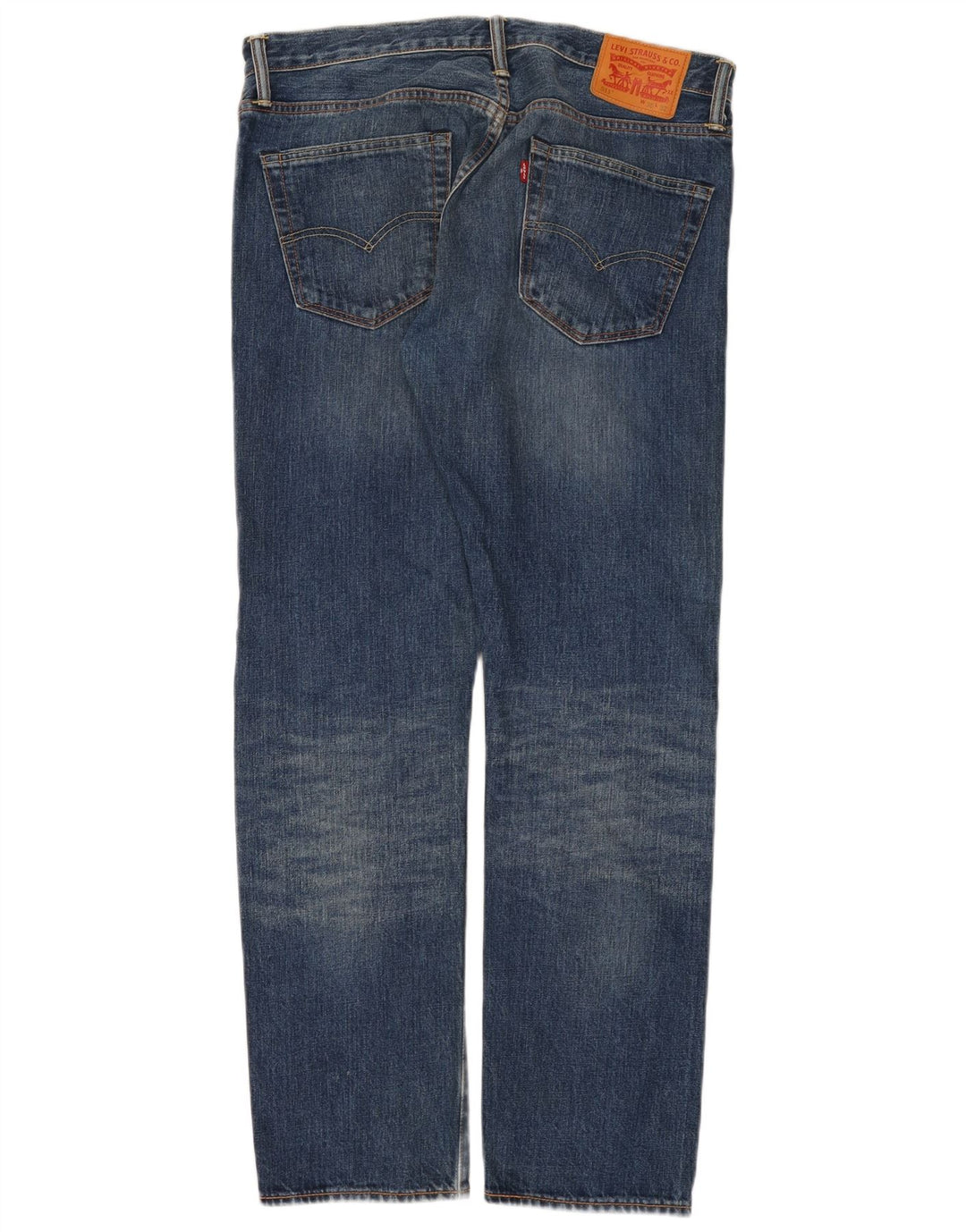 Levi's Hombre 511 Slim Jeans W36 L32 Algodón Azul