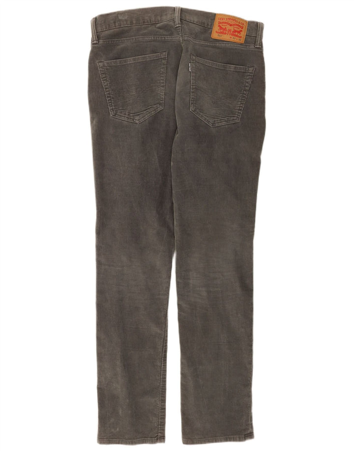 Levi's Hombre 511 Pantalones de pana delgados W32 L32 Gris