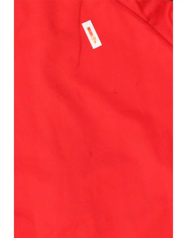 Kappa Boys Graphic Chándal Top Chaqueta 11-12 Años Rojo Colorblock
