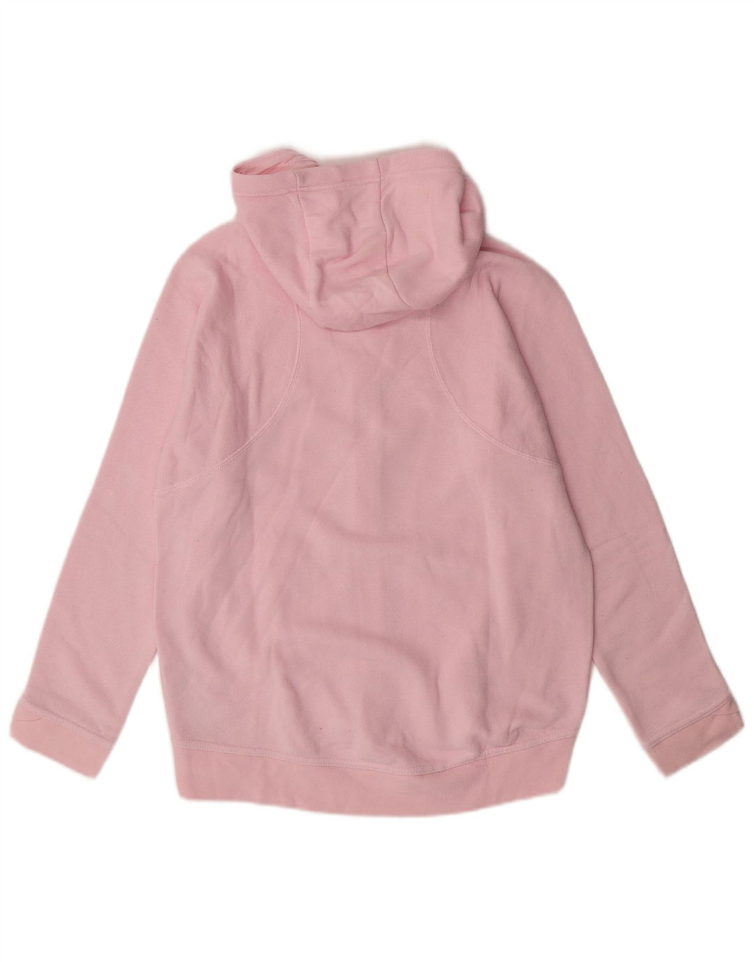 NIKE Sudadera con capucha y cremallera para niñas 12-13 años Grande Algodón rosa