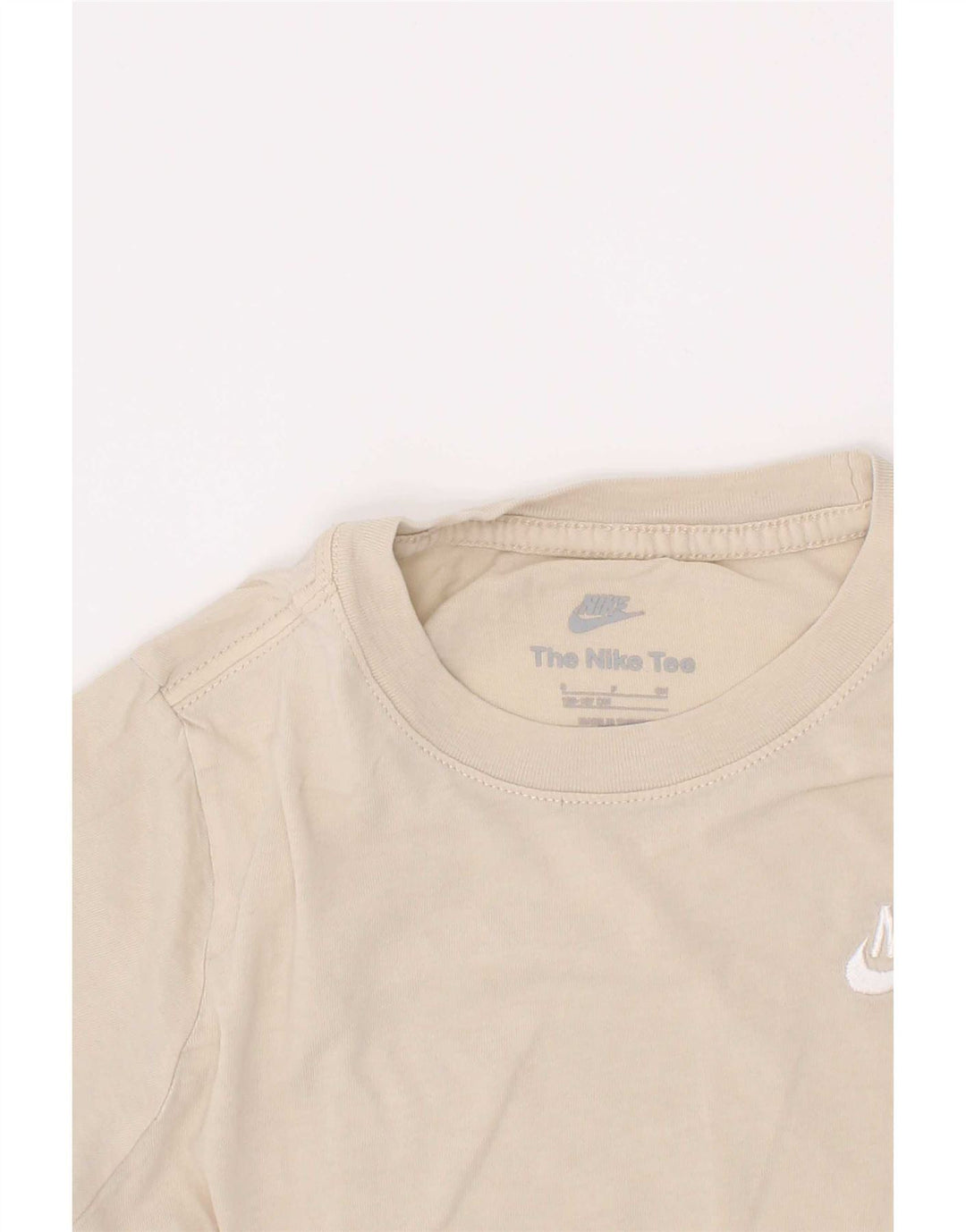 Nike Camiseta para niño 8-9 años Small Beige