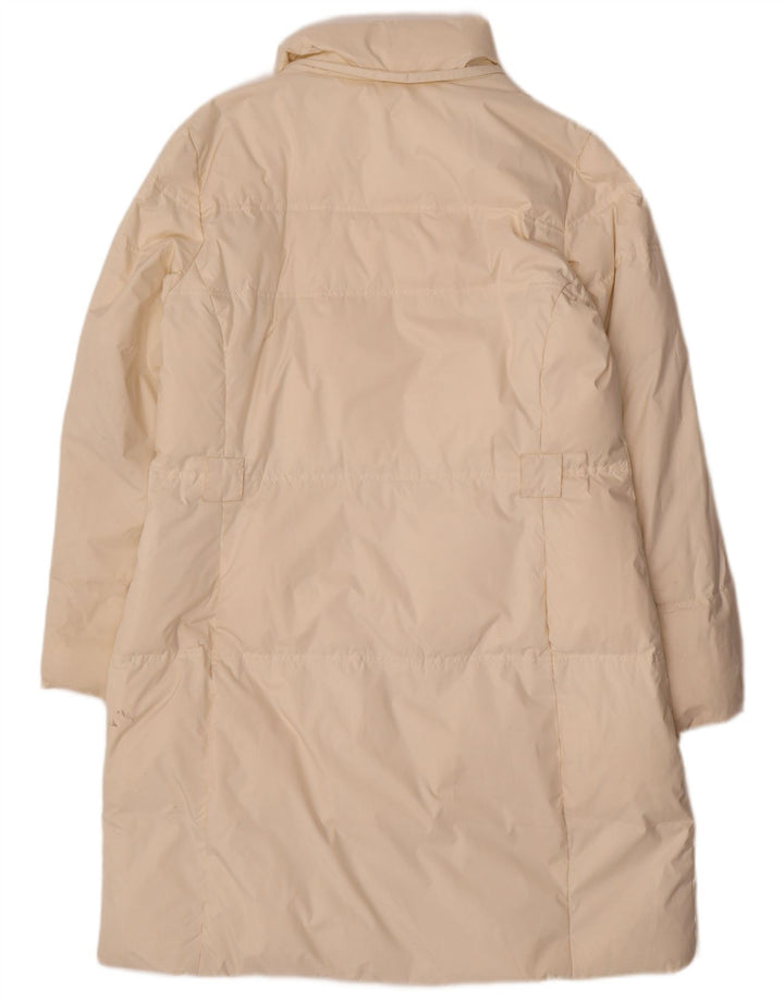 Tommy Hilfiger Abrigo acolchado para mujer UK 40 XL Poliéster blanco