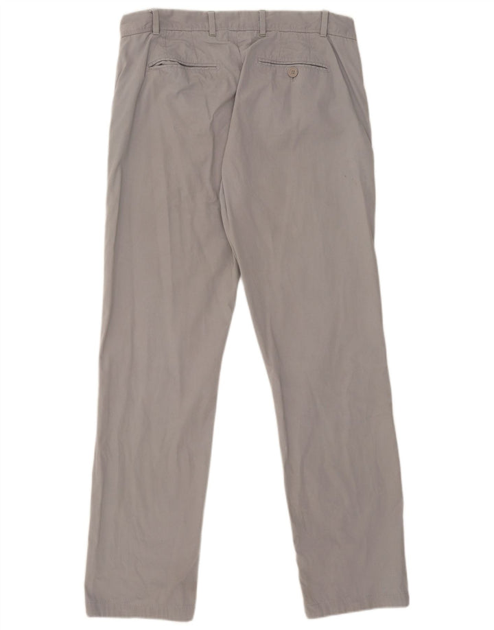 Pantalones chinos rectos para hombre de Ted Baker W36 L31 Algodón gris