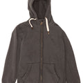 Sudadera con capucha y cremallera para hombre Fat Face Algodón gris grande