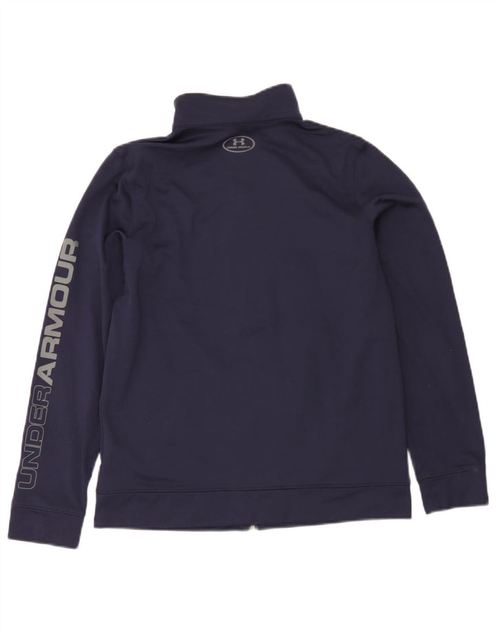 Under Armour Chaqueta de chándal para niños 11-12 años Grande Azul Marino