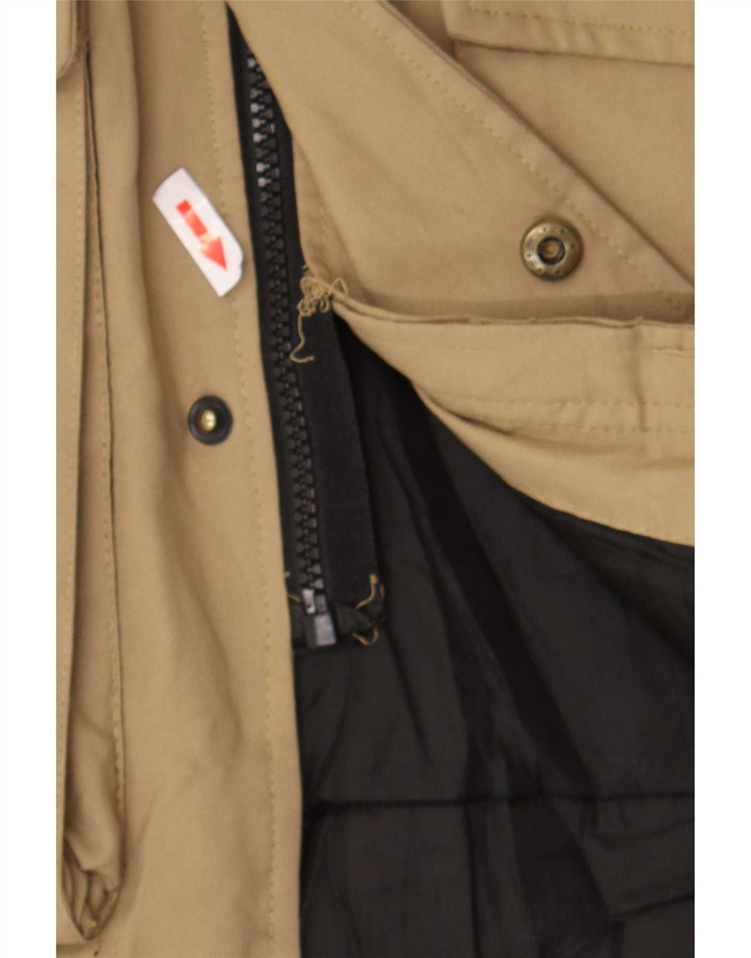 Jack & Jones Chaqueta Parka con Capucha para Hombre UK 38 Poliéster Beige Medio