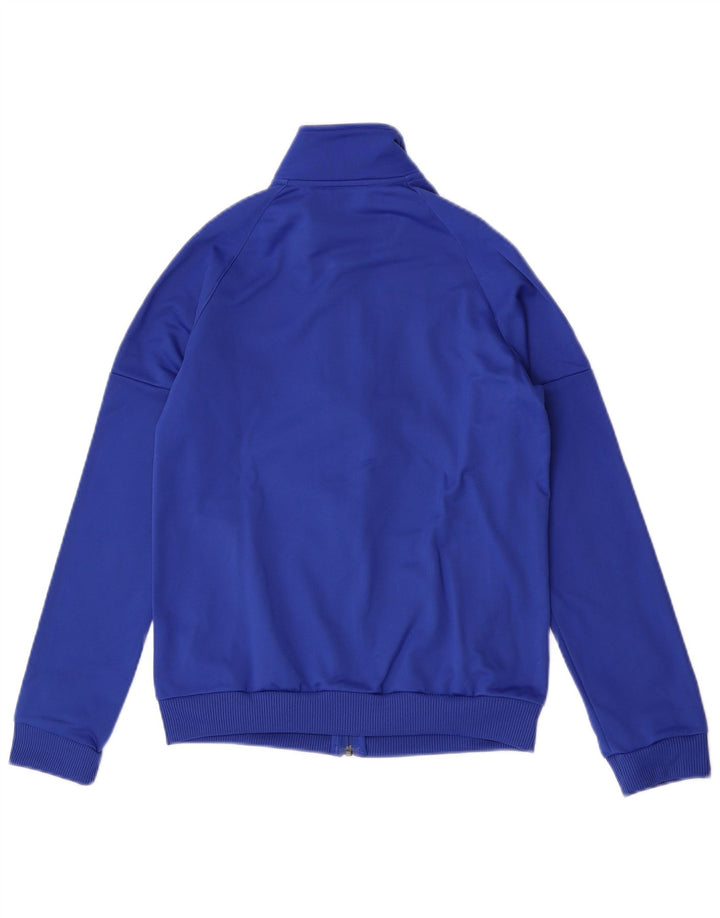 Adidas - Chaqueta de chándal para mujer, talla 8/10, poliéster azul pequeño