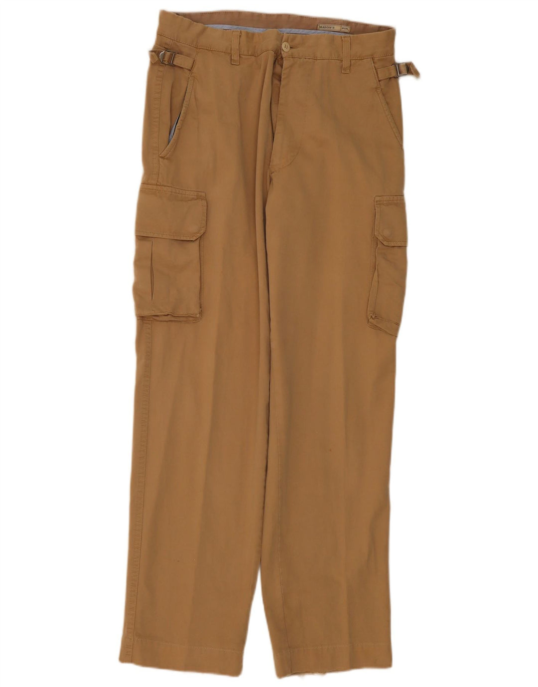 Mason's Pantalones cargo rectos para hombre W32 L33 Algodón beige