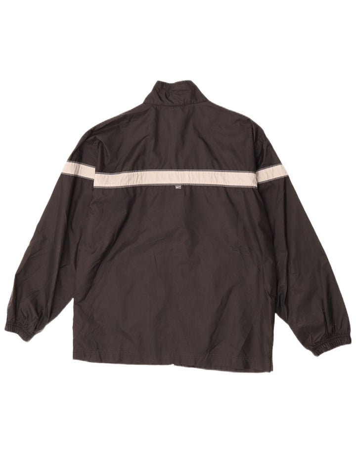 Nike Chubasquero para niños 14-15 años Grande Negro Colorblock Poliéster