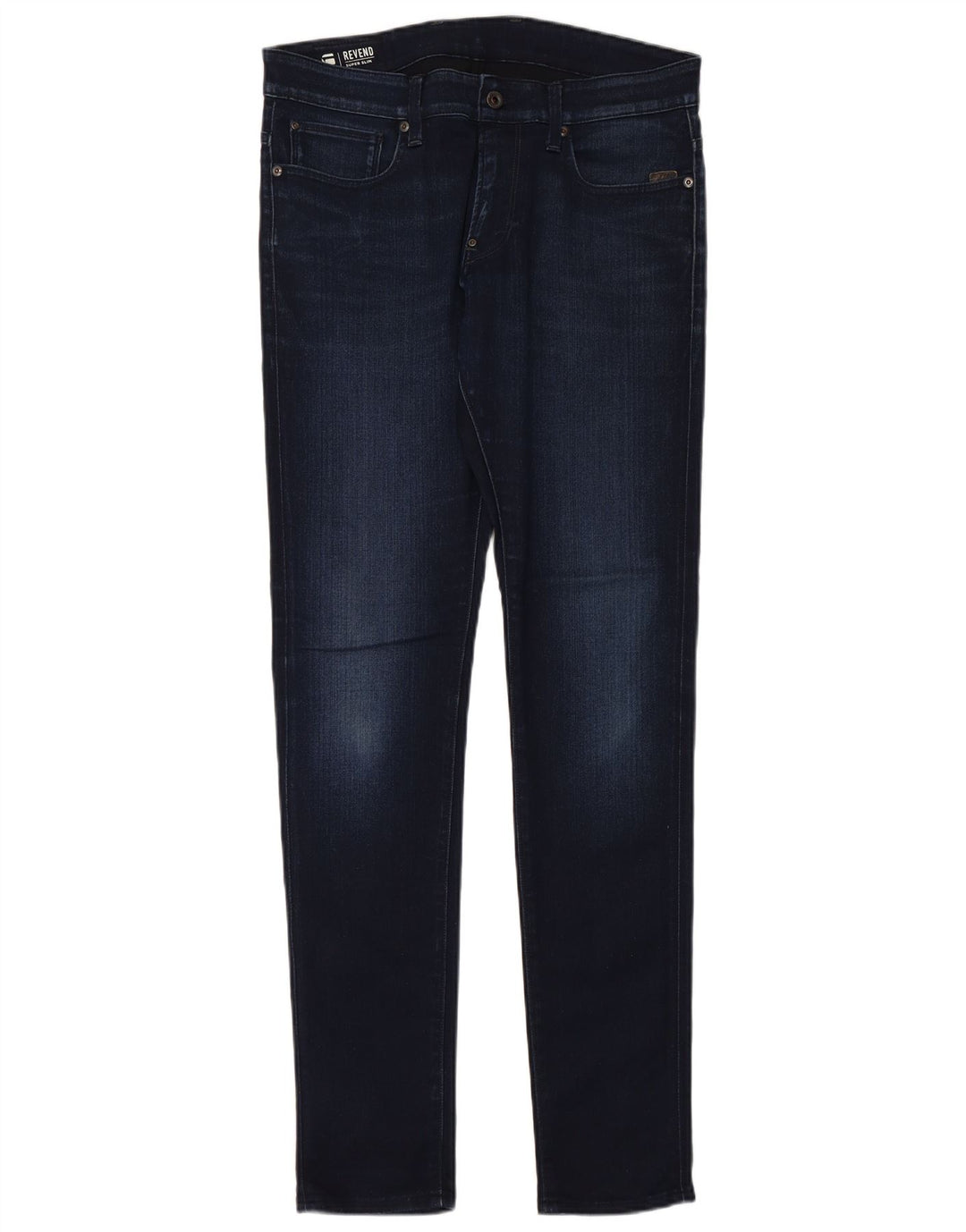 Vaqueros G-STAR Revend Super Slim para hombre W33 L34 Algodón azul marino