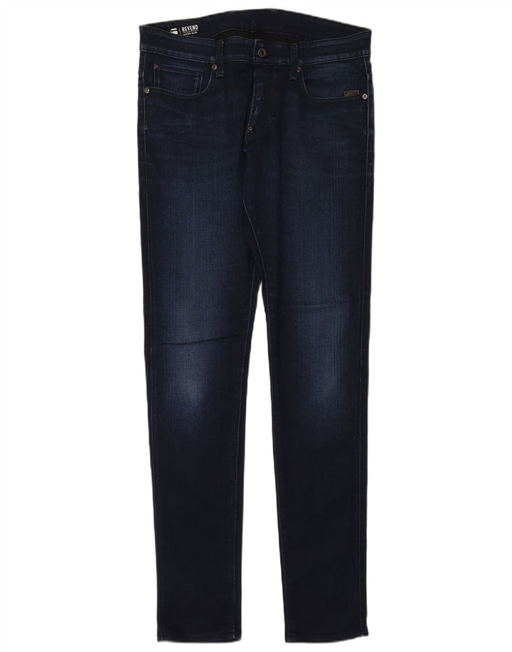 Vaqueros G-STAR Revend Super Slim para hombre W33 L34 Algodón azul marino