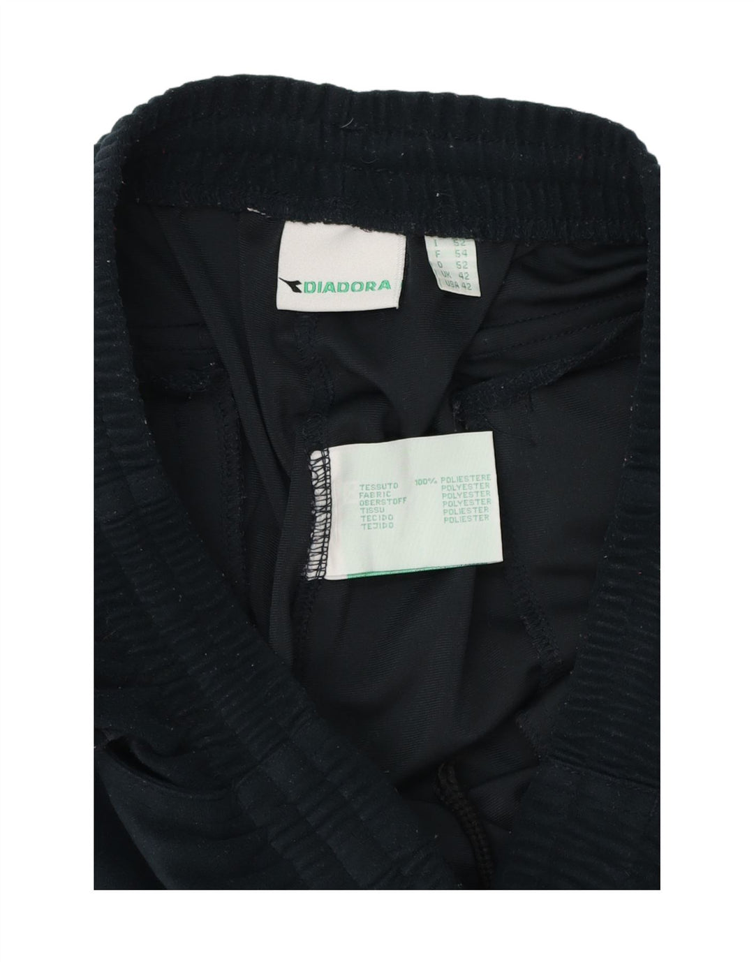 Diadora Pantalones cargo de chándal para hombre, talla 42, poliéster azul grande