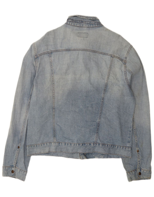 Wrangler Chaqueta vaquera para hombre UK 44 2XL Algodón azul