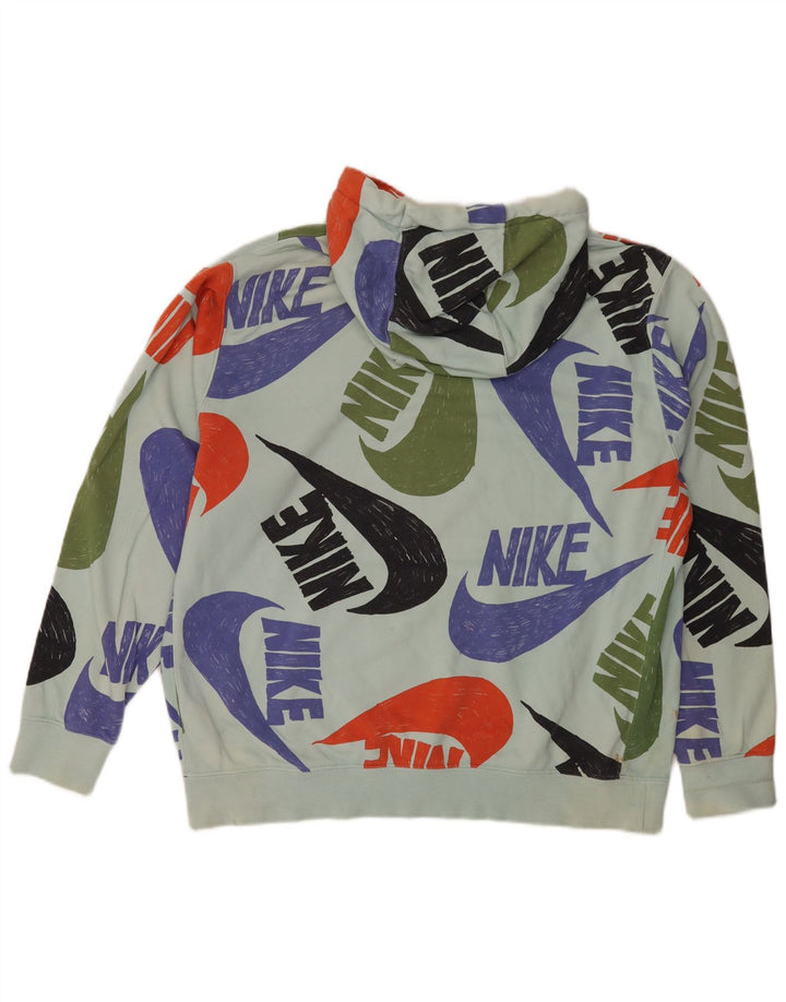 Nike Sudadera con capucha gráfica para hombre XL Algodón azul