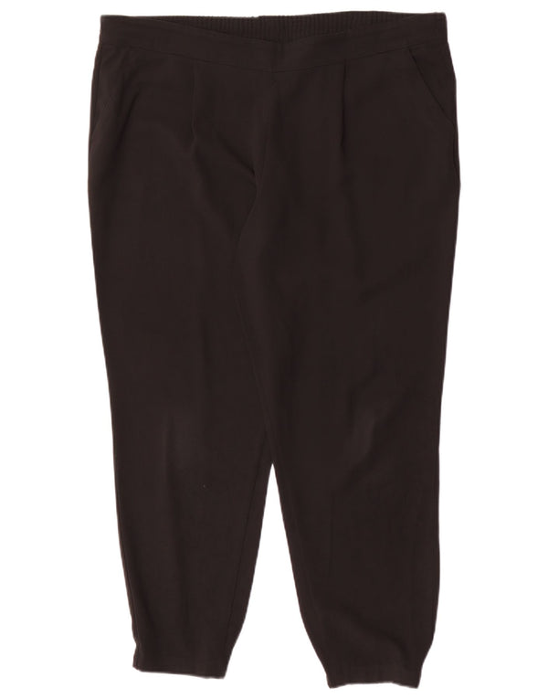 Marks & Spencer - Pantalones cortos para mujer, talla 40, talla grande, W36, L25, color negro