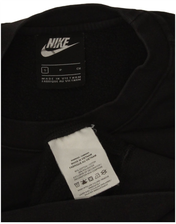 Nike - Sudadera holgada para hombre (talla pequeña), color negro