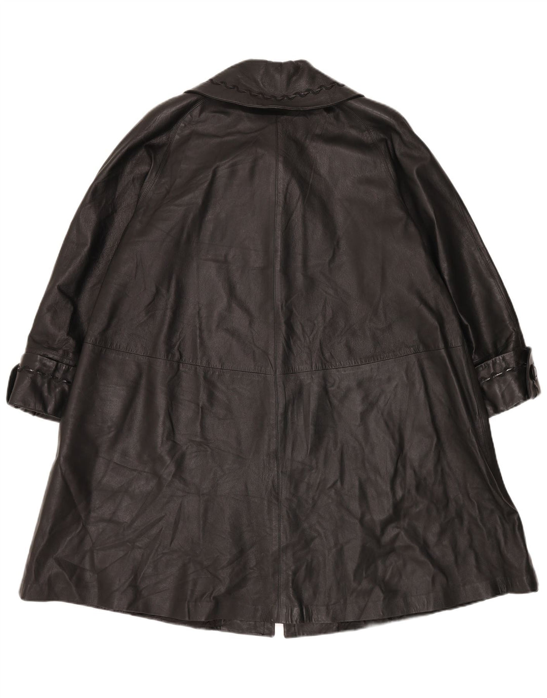 Abrigo de piel extragrande para mujer Conbipel IT 42 Medium Black Leather