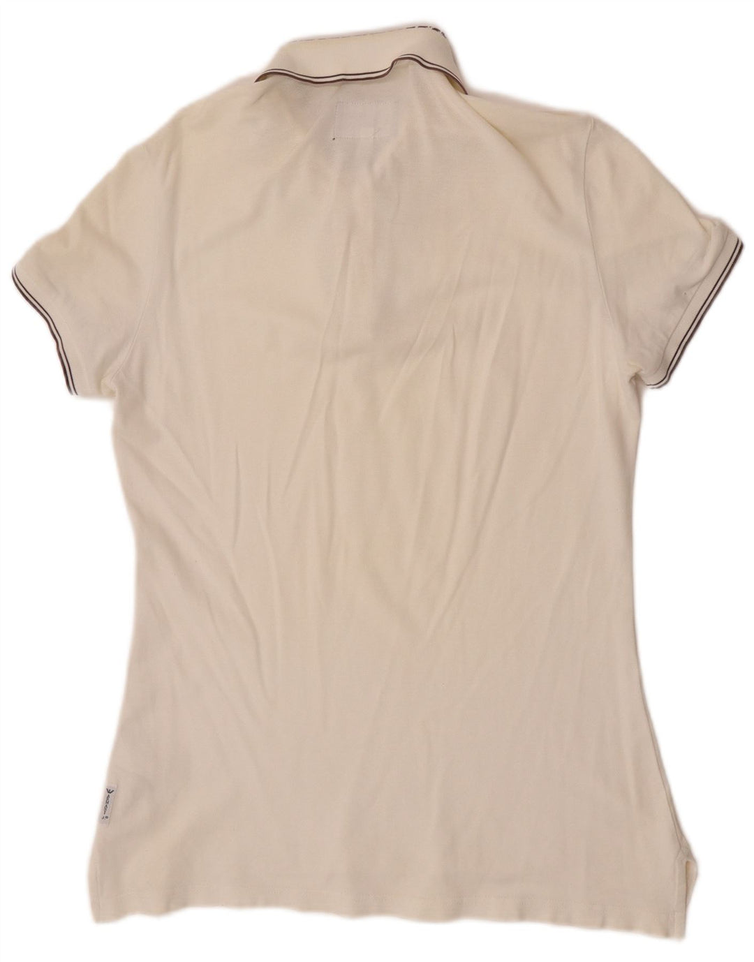 Armani Jeans Polo para mujer UK 44 Algodón blanco mediano