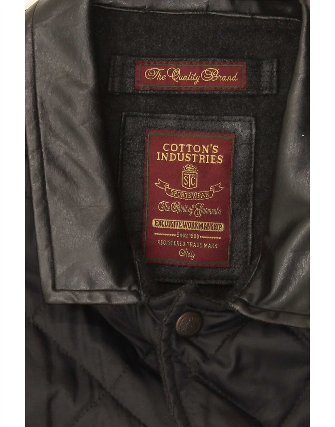 Cotton's Industries Chaleco acolchado para hombre UK 38 Medium Negro