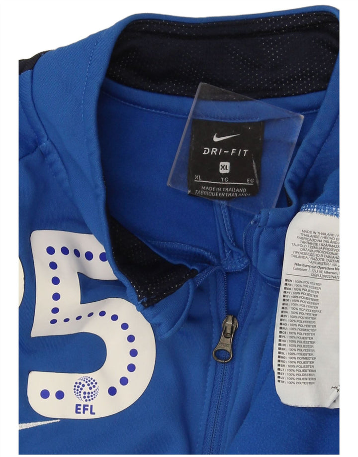Nike Dri Fit Graphic Pullover Chándal Top XL Azul Colorblock