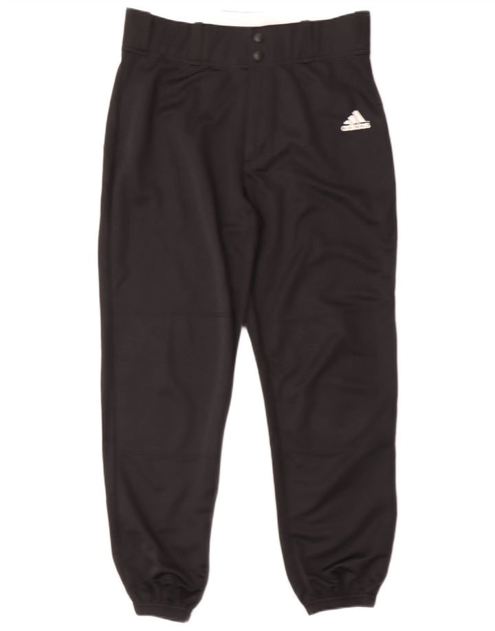 Adidas Mujer Climalite Chándal Pantalones Joggers UK 14 Medium Negro