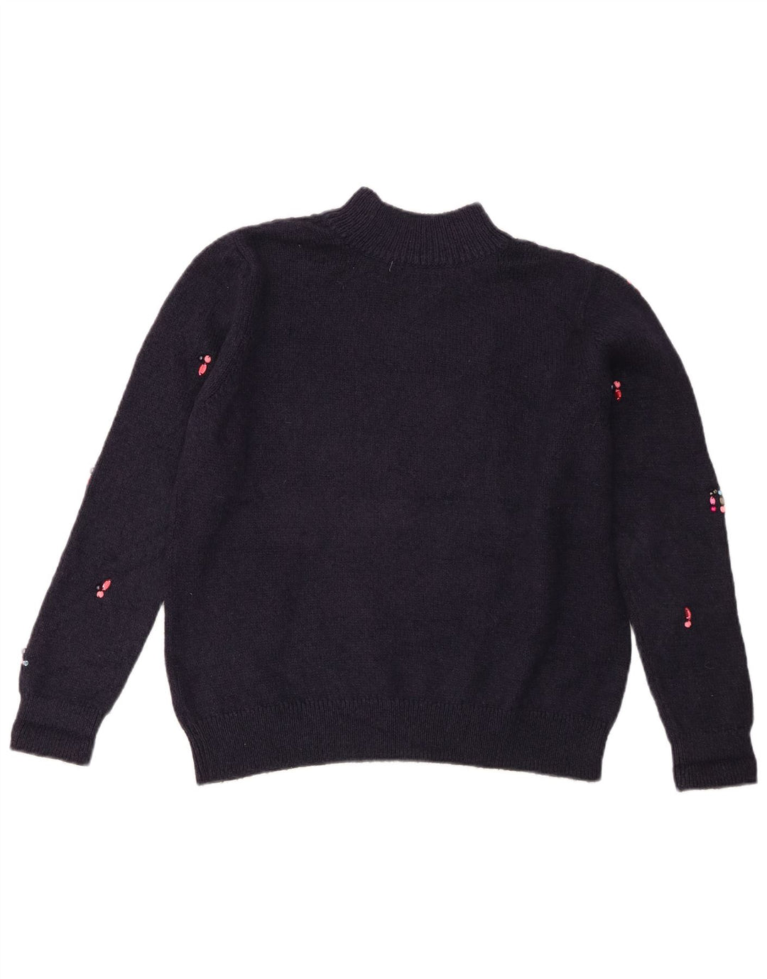 Marks & Spencer - Jersey con cuello alto para mujer, talla 40, talla M, color azul marino