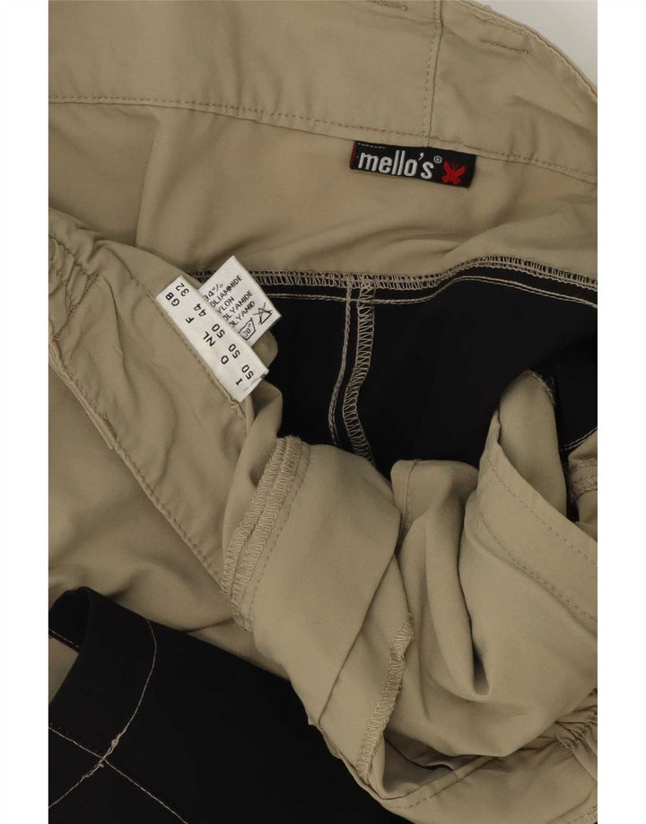 Mello's Shorts Cargo Hombre W32 Poliamida Color Block Medium Beige