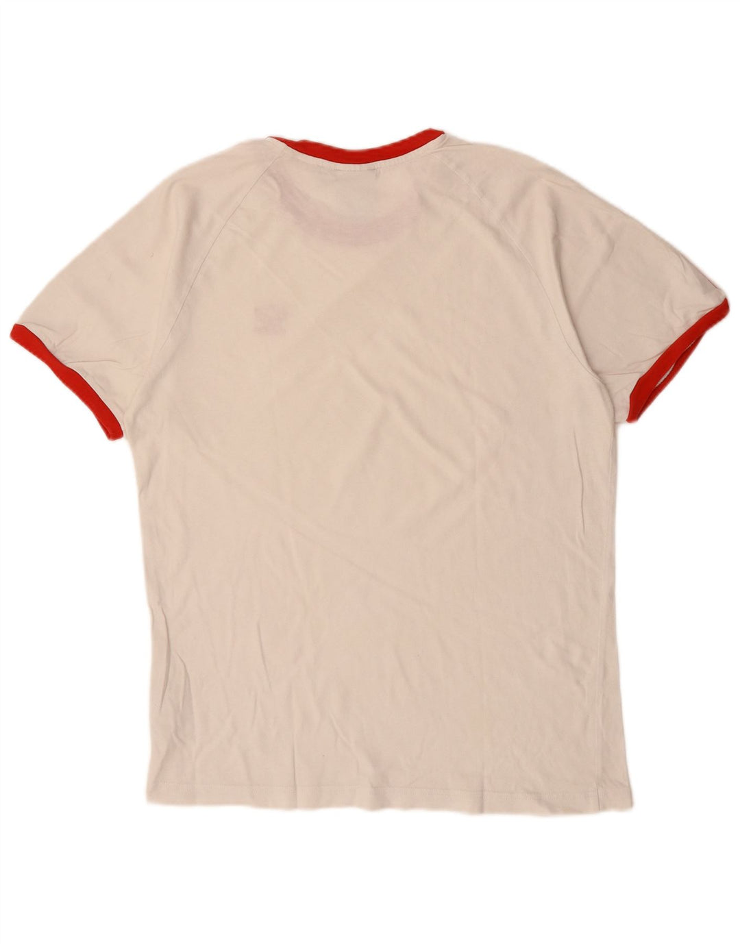 Adidas - Camiseta para hombre, talla grande, color blanco roto, algodón
