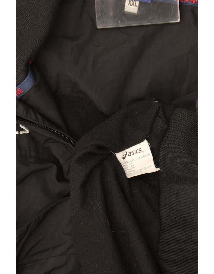 Asics Chaqueta Bomber para Hombre UK 44 2XL Nylon Negro