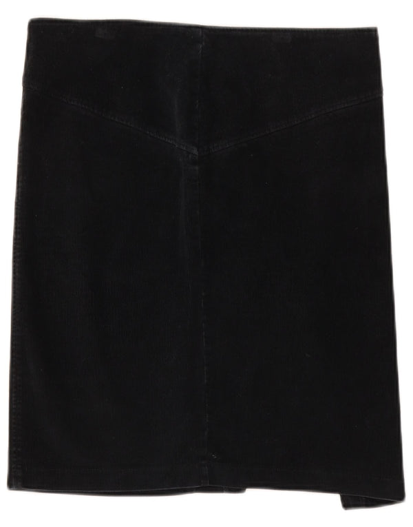 Benetton Falda De Pana Mujer IT 42 Medium W32 Negro Algodón