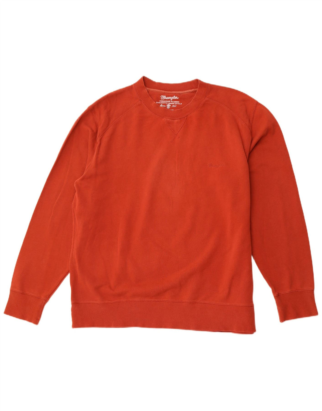 WRANGLER Sudadera Hombre Jersey 3XL Naranja Algodón