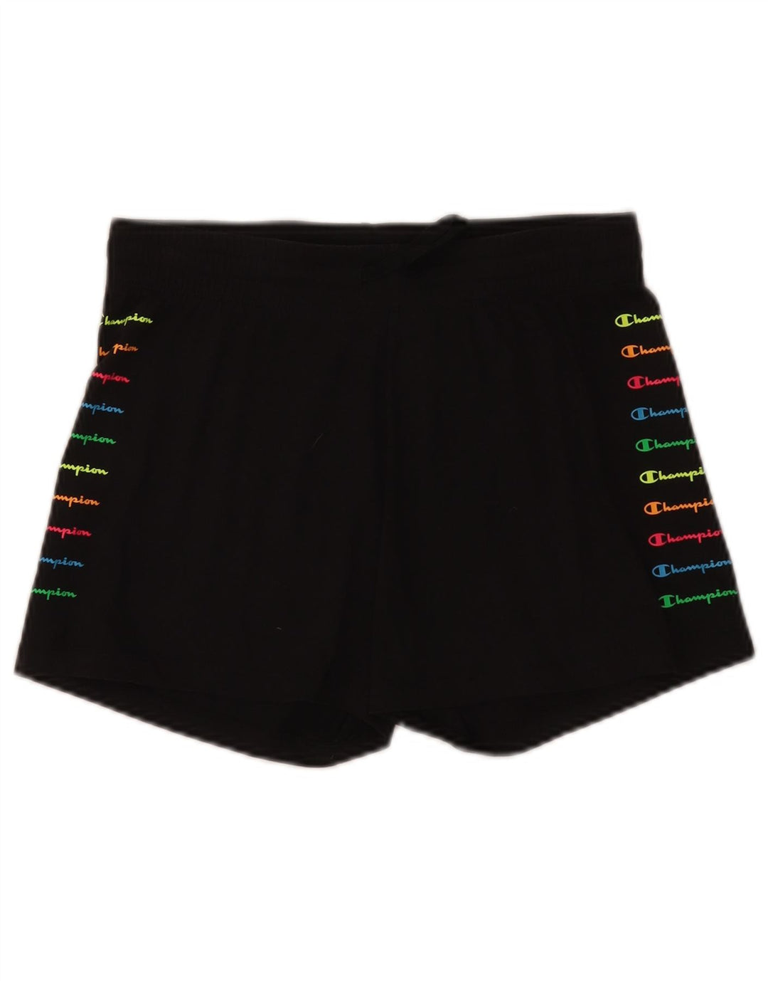 Champion Shorts deportivos gráficos para mujer Reino Unido 12 Mediano Negro