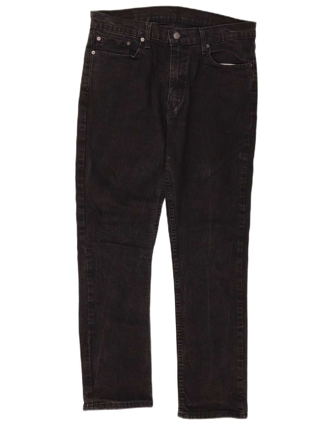 Levi's Hombre 511 Slim Jeans W36 L32 Algodón Negro