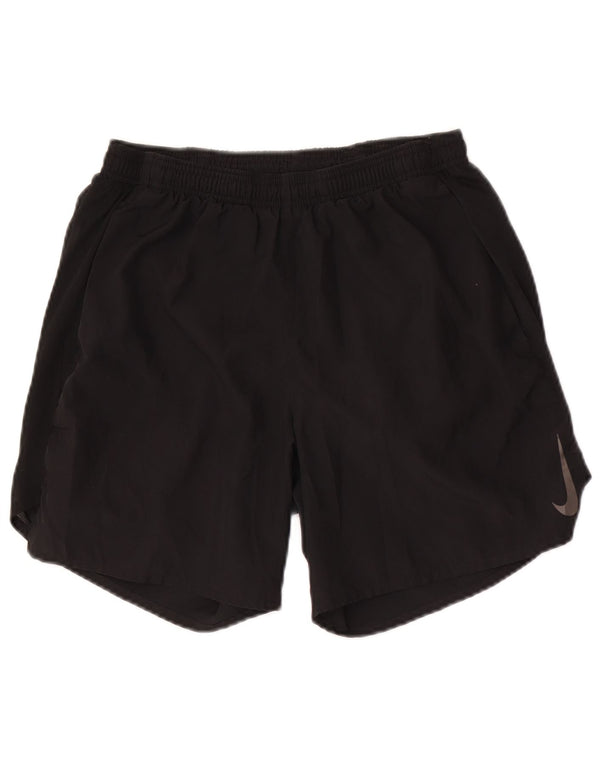 Pantalones cortos deportivos Nike Dri Fit para hombre Poliéster negro mediano