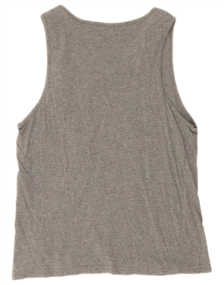Camiseta Puma Graphic Vest Para Hombre Gris Medio Moteado