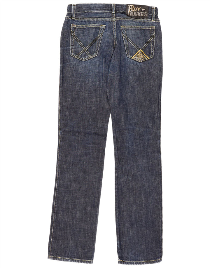 Vaqueros rectos para mujer Roy Rogers W29 L31 Algodón azul