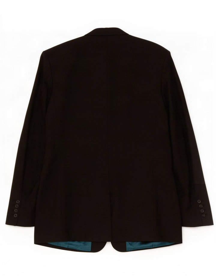 Marks & Spencer Chaqueta tipo blazer de 2 botones St. Michael para hombre UK 44 XL Negro