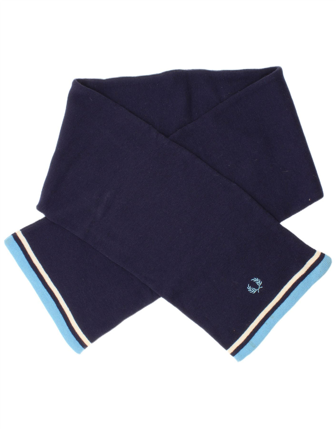 Fred Perry Bufanda Rectángulo Para Hombre Talla Única Nylon A Rayas Azul Marino